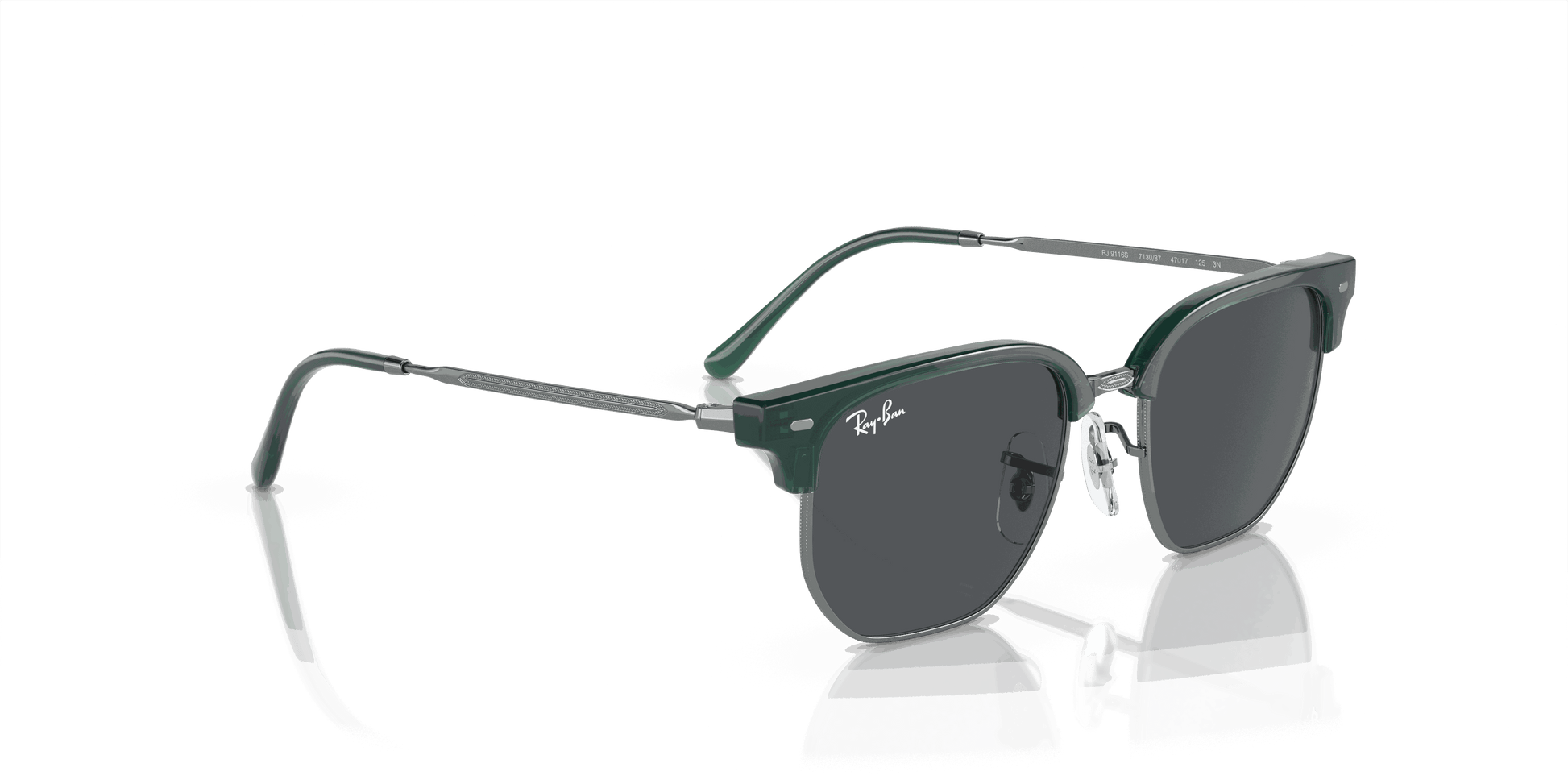 [Dark Grey Lenses, Polished Opal Green On Gunmetal Frame]