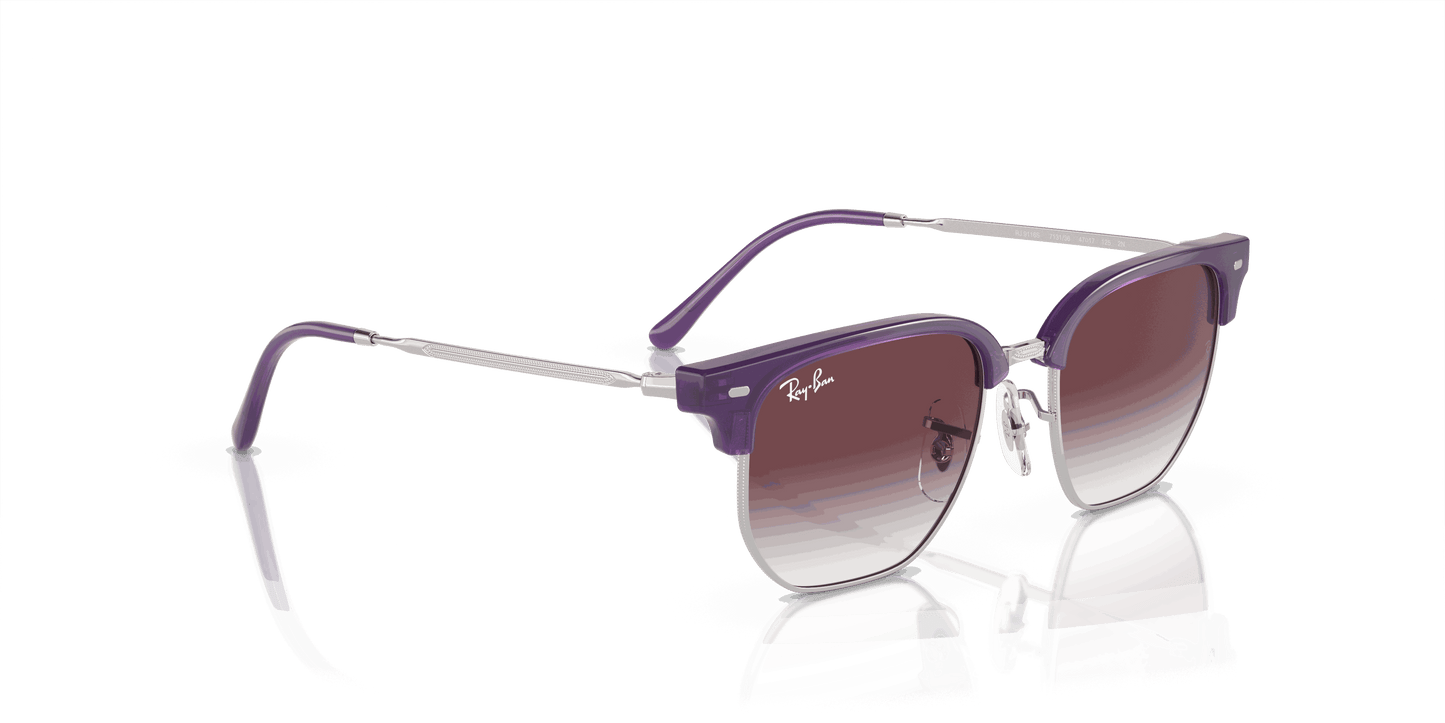 [Grey/Violet Lenses, Polished Opal Violet On Silver Frame]