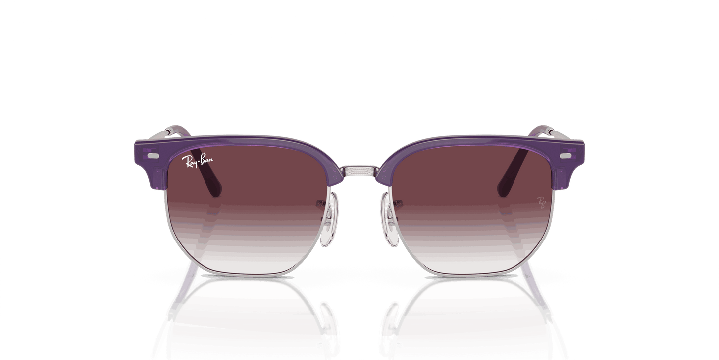[Grey/Violet Lenses, Polished Opal Violet On Silver Frame]