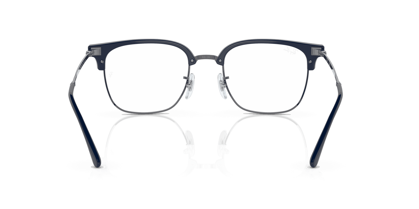 [Clear Lenses, Polished Blue On Gunmetal Frame]