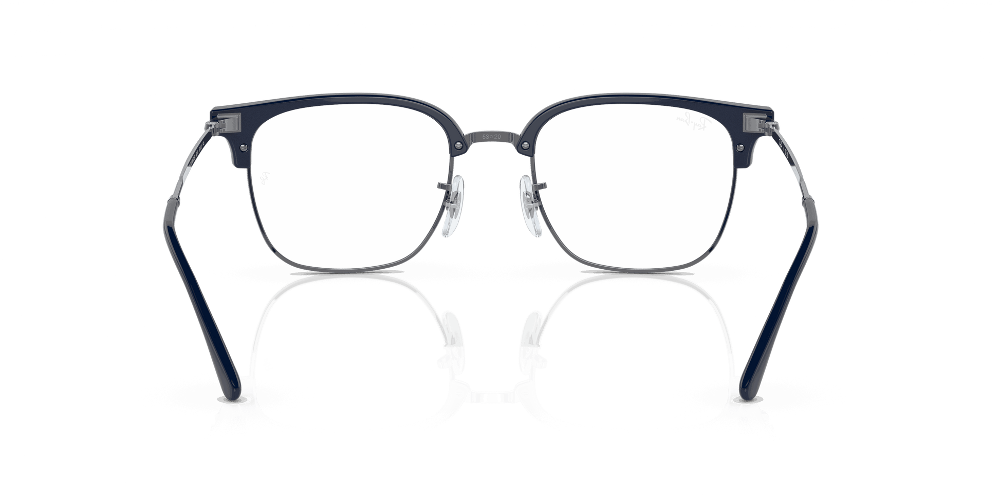 [Clear Lenses, Polished Blue On Gunmetal Frame]