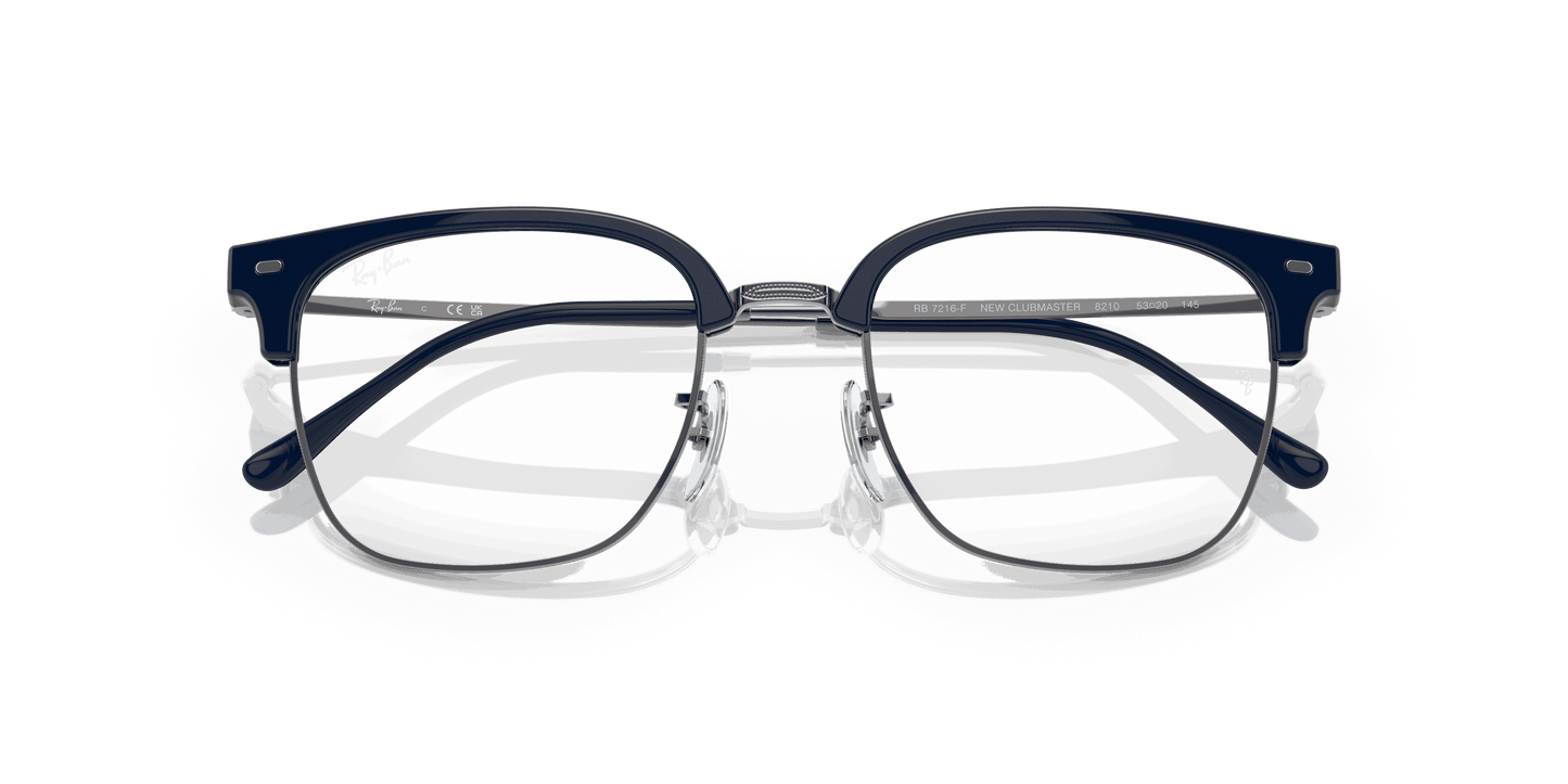 [Clear Lenses, Polished Blue On Gunmetal Frame]