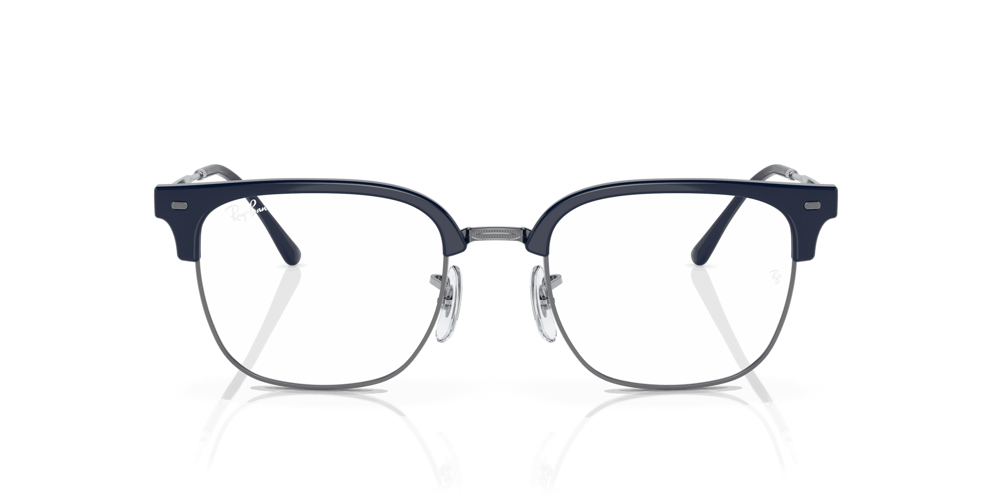 [Clear Lenses, Polished Blue On Gunmetal Frame]