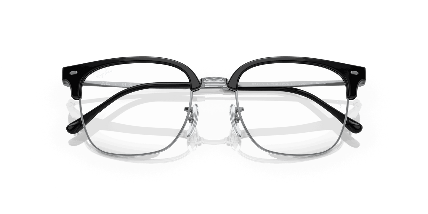 [Demo Lens Lenses, Polished Black On Silver Frame]