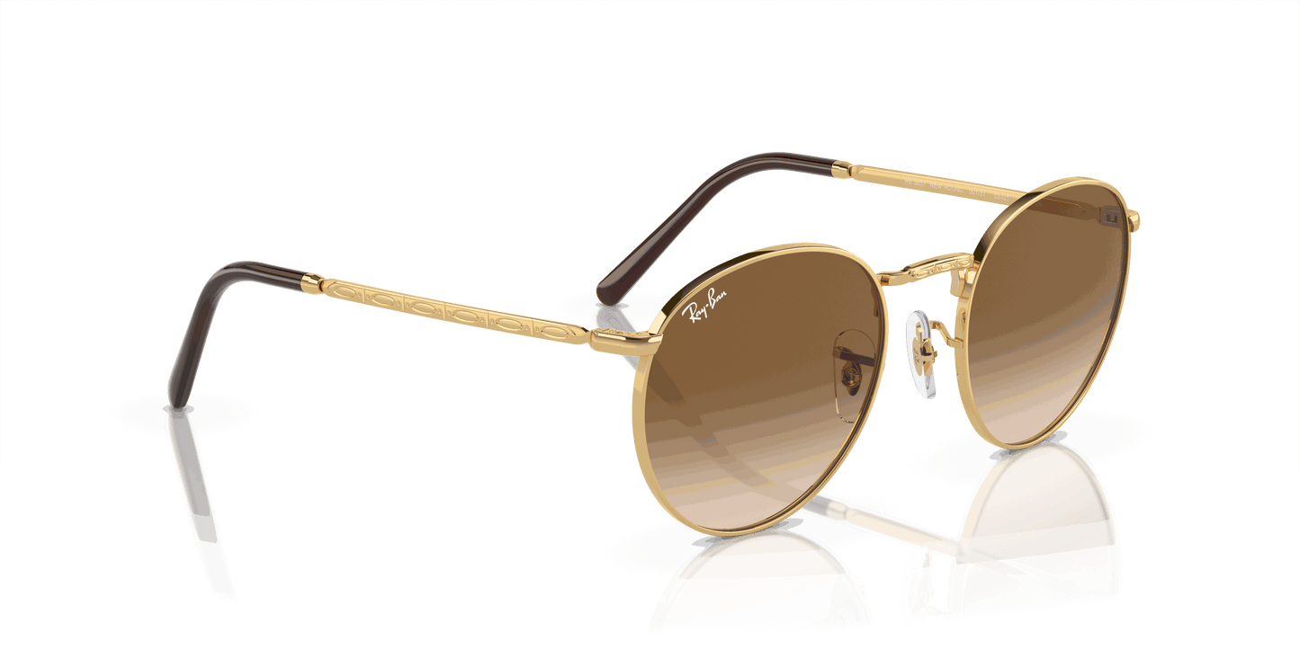 [Light Brown Lenses, Polished Arista Gold Frame]