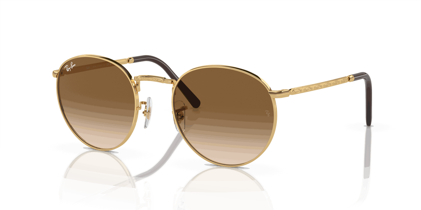 [Light Brown Lenses, Polished Arista Gold Frame]