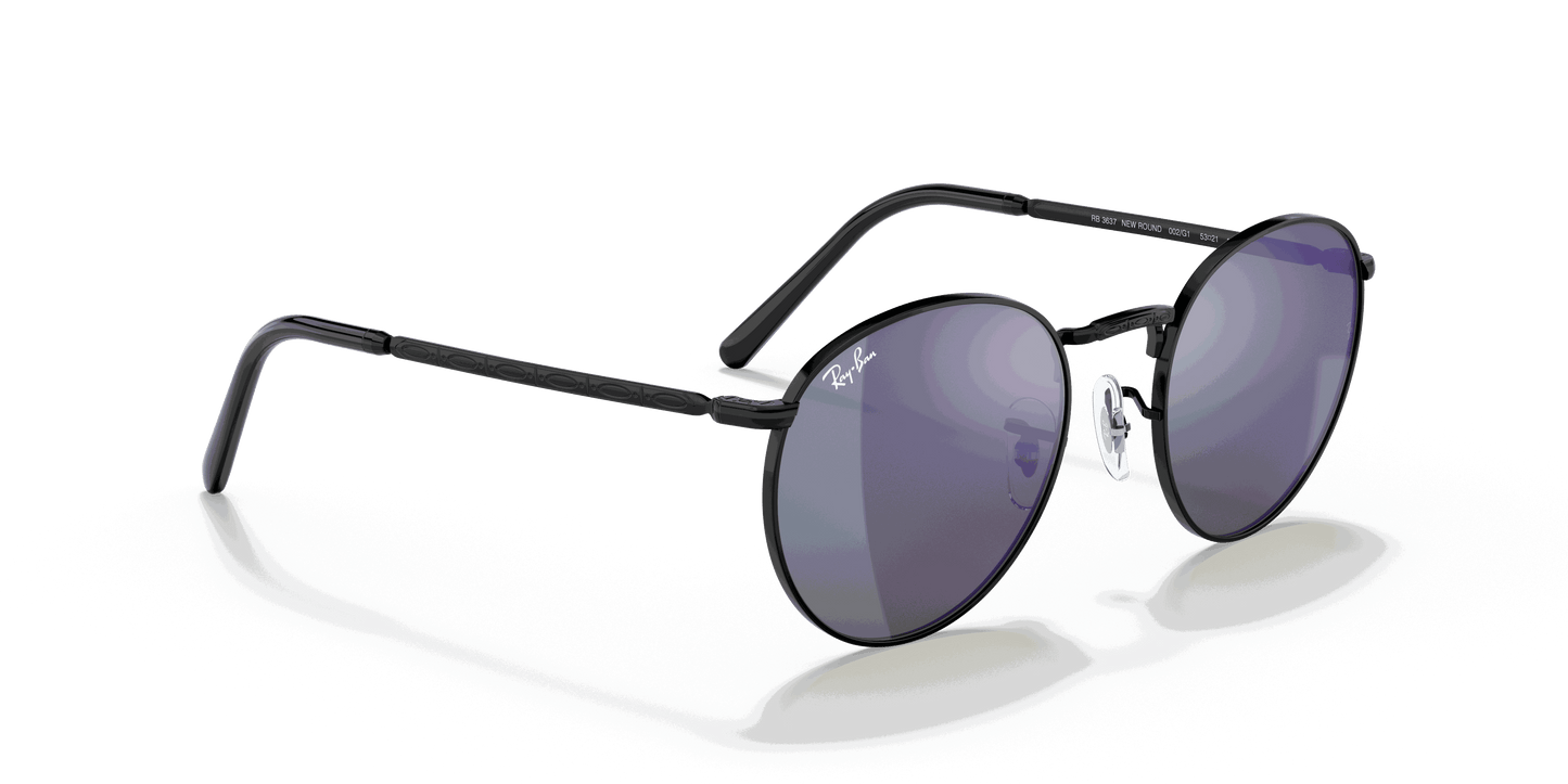 [Green Mirror Blue Lenses, Polished Black Frame]