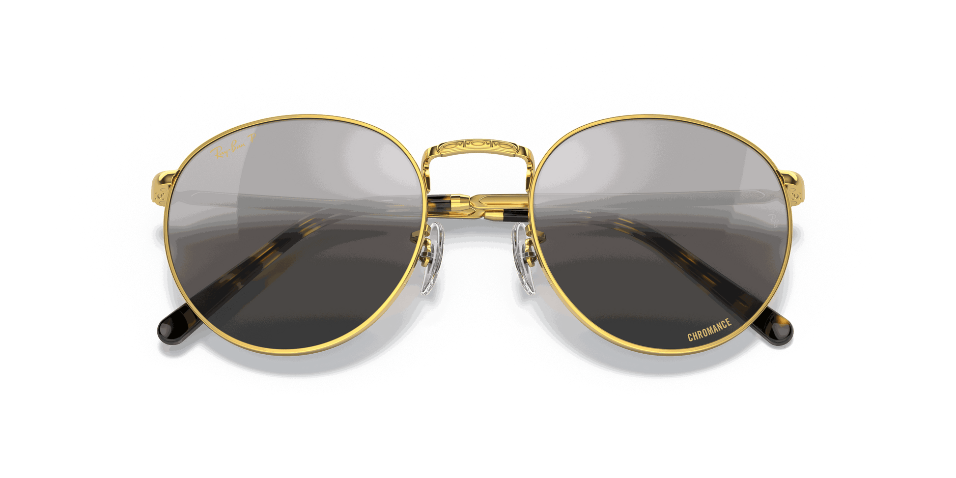 [Silver/Grey Lenses, Polished Gold Frame]