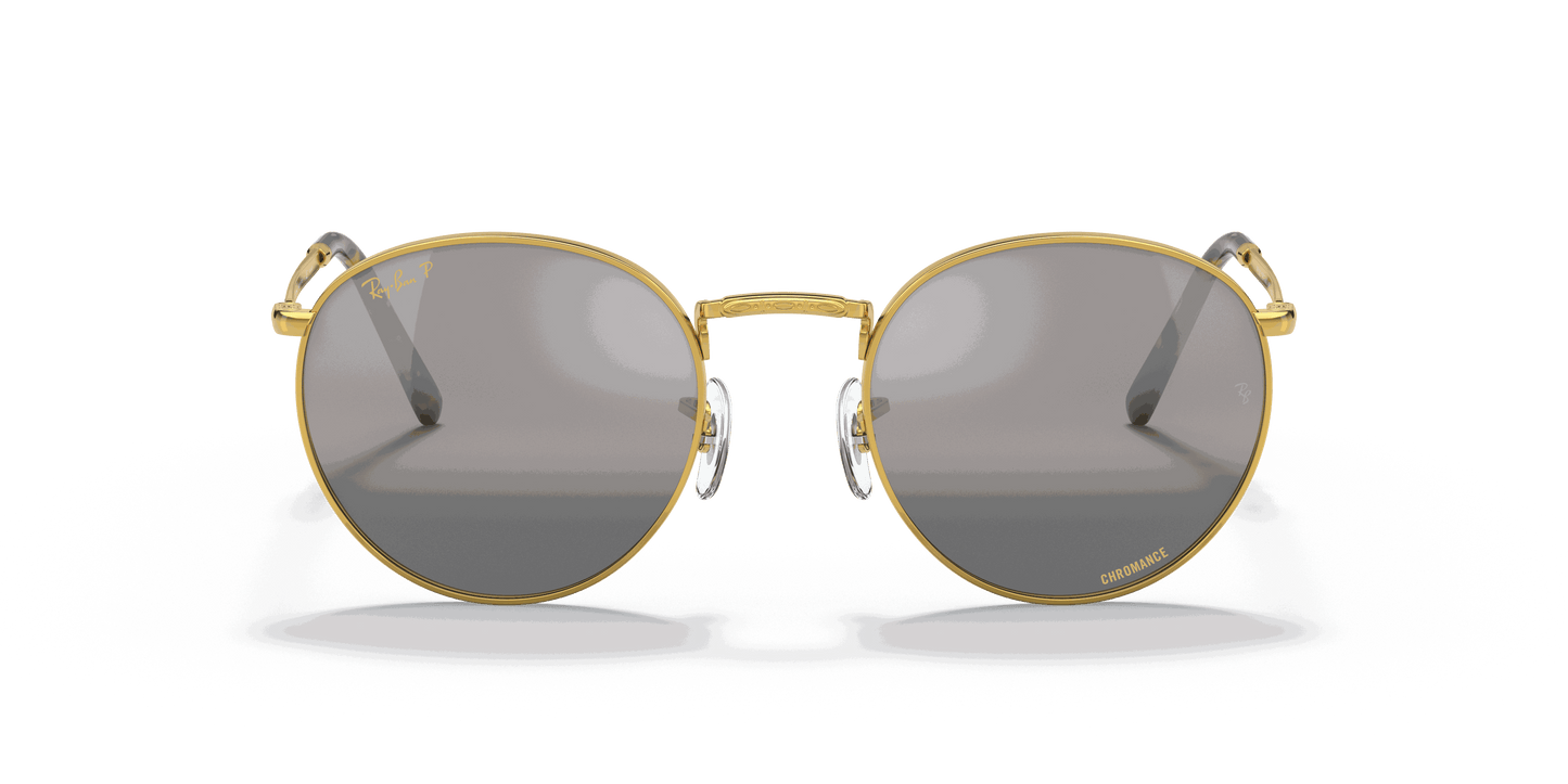 [Silver/Grey Lenses, Polished Gold Frame]