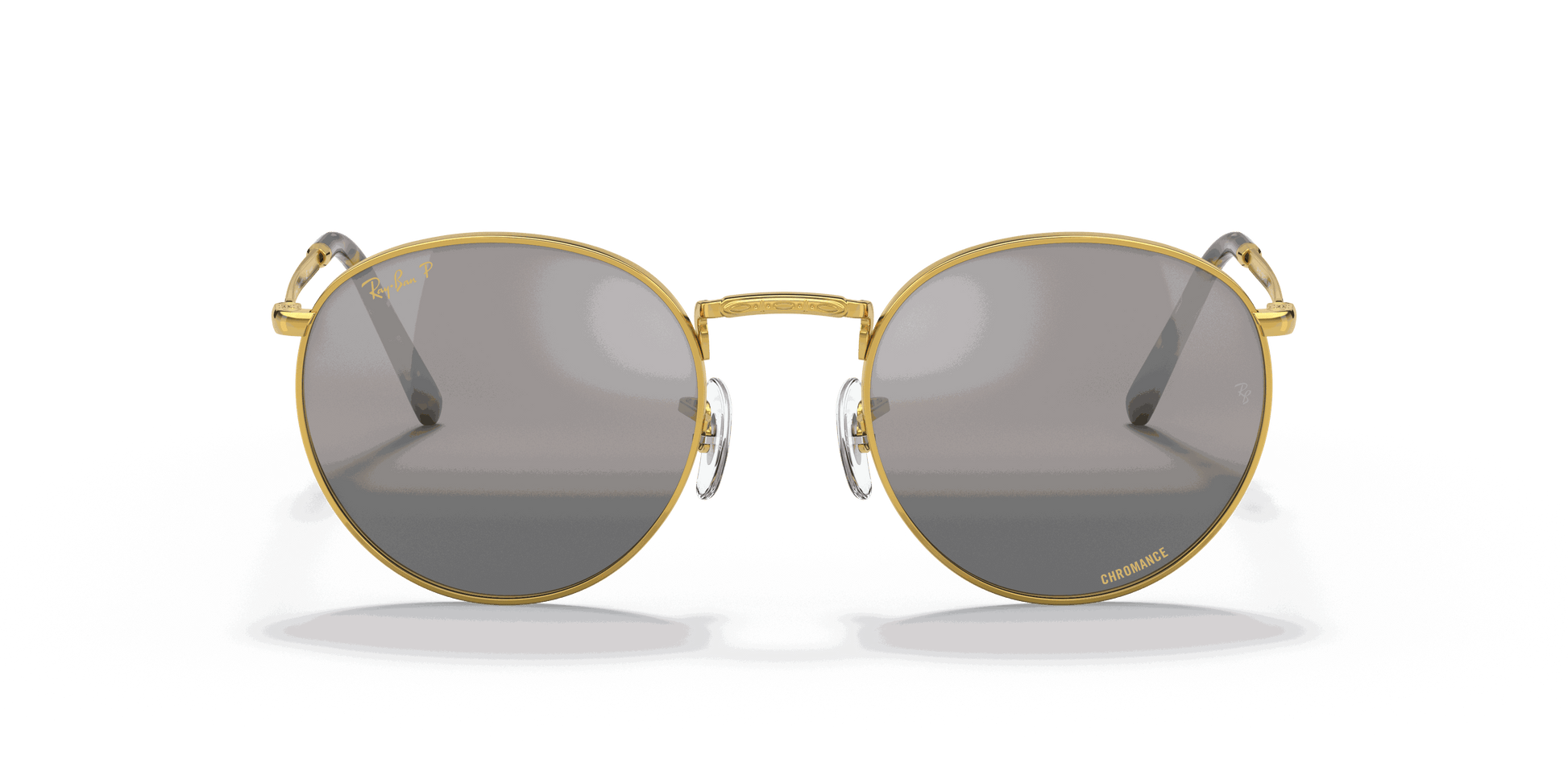 [Silver/Grey Lenses, Polished Gold Frame]