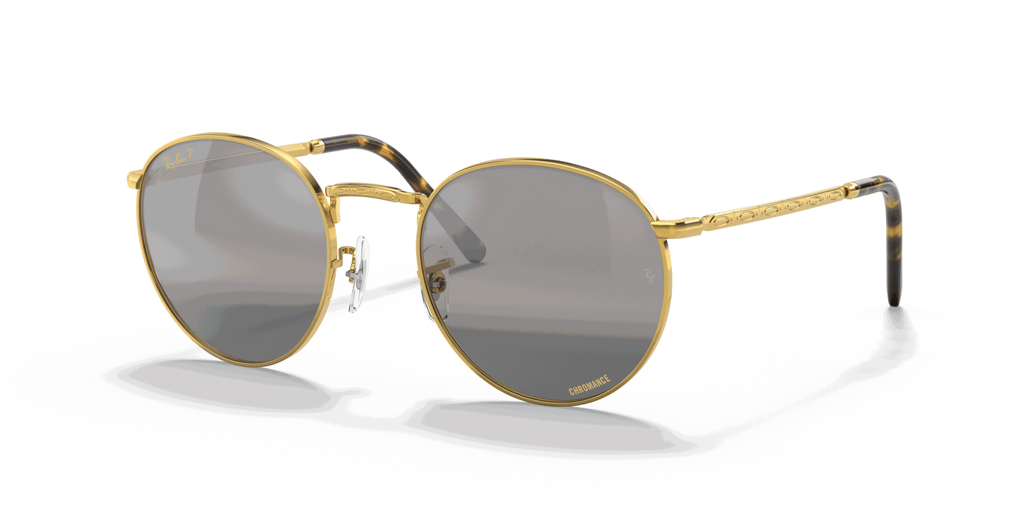 [Silver/Grey Lenses, Polished Gold Frame]