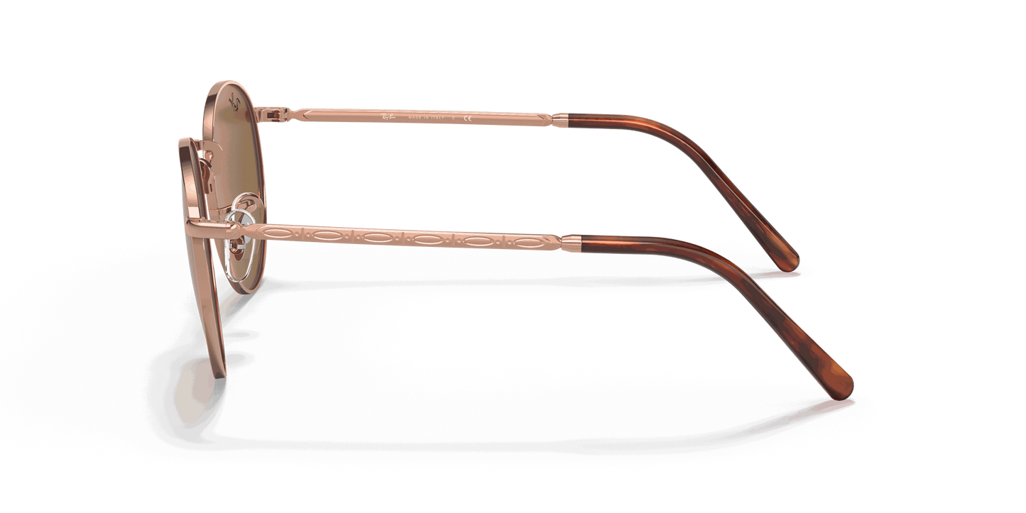 [Brown Lenses, Polished Rose Gold Frame]
