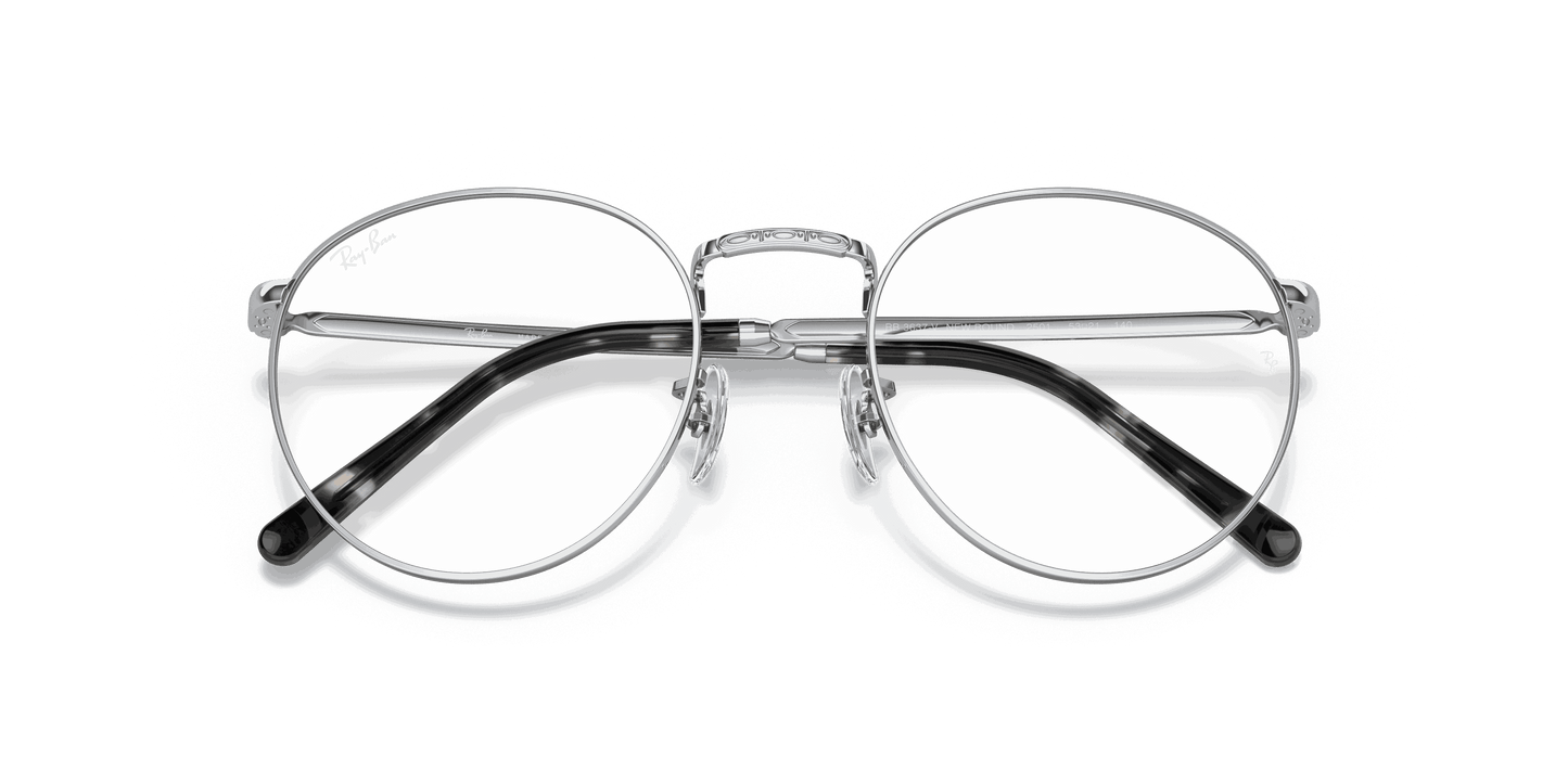 [Clear Lenses, Polished Silver Frame]