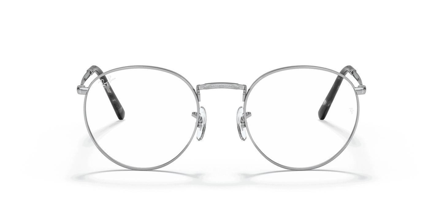 [Clear Lenses, Polished Silver Frame]