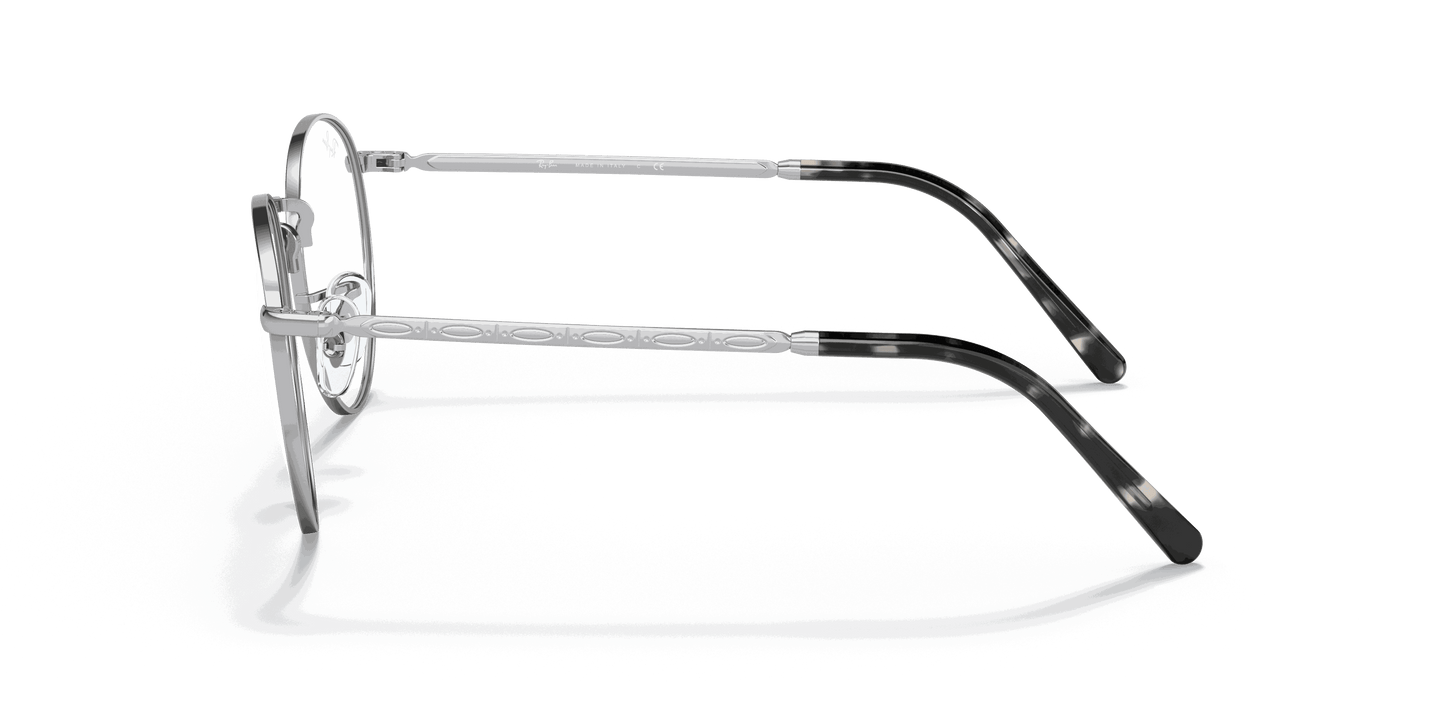 [Clear Lenses, Polished Silver Frame]