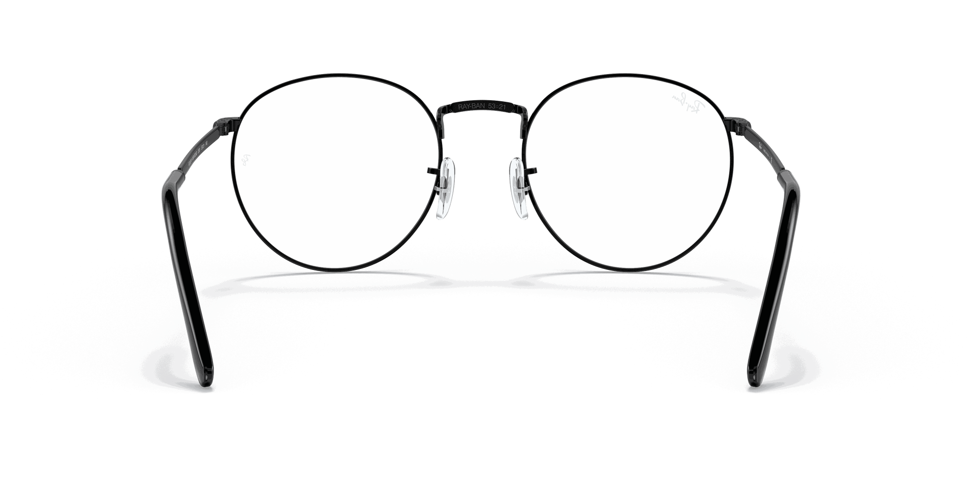 [Clear Lenses, Polished Black Frame]