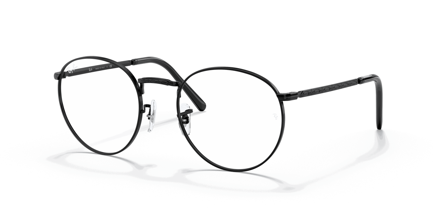 [Clear Lenses, Polished Black Frame]