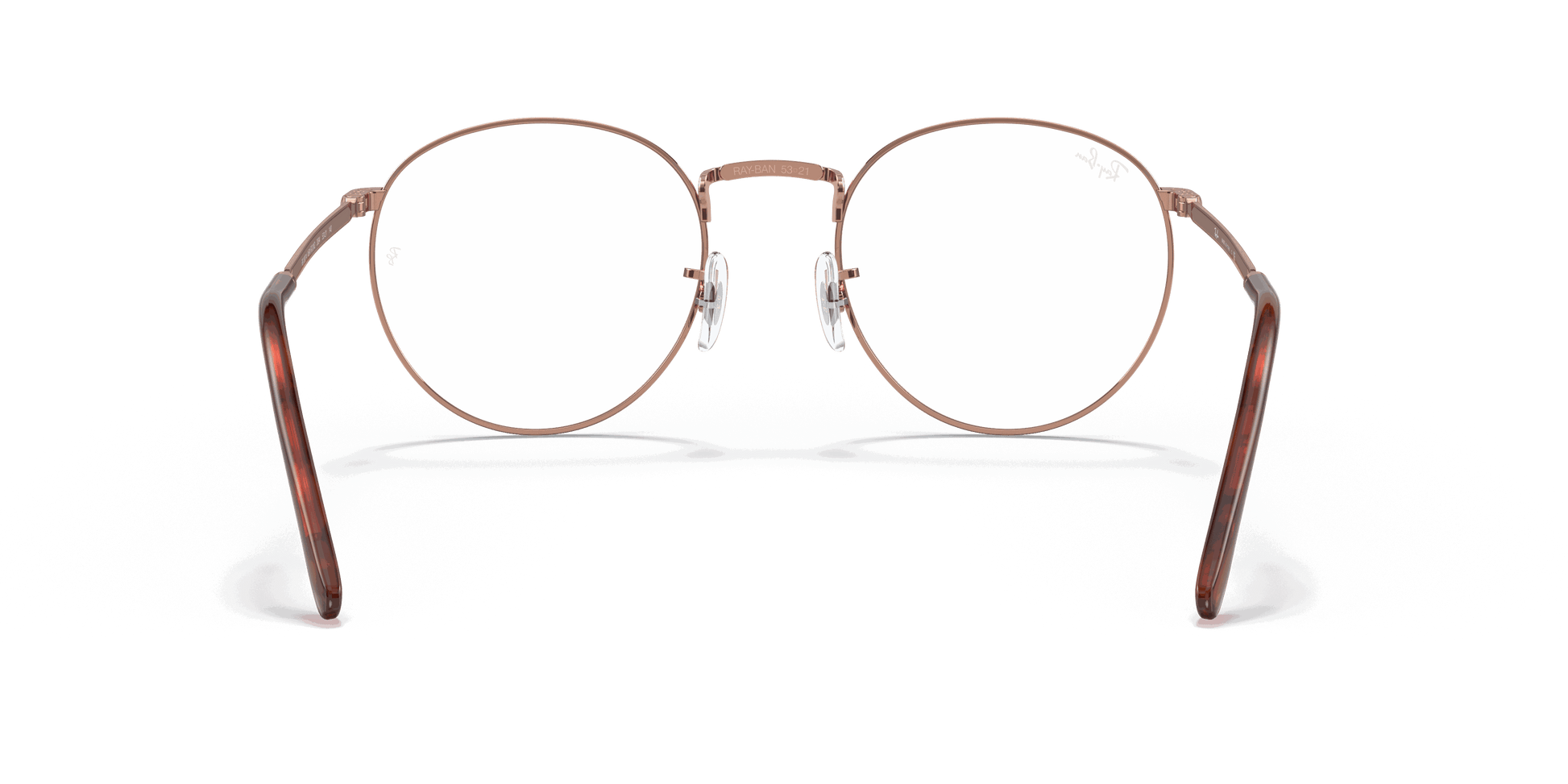 [Clear Lenses, Polished Rose Gold Frame]