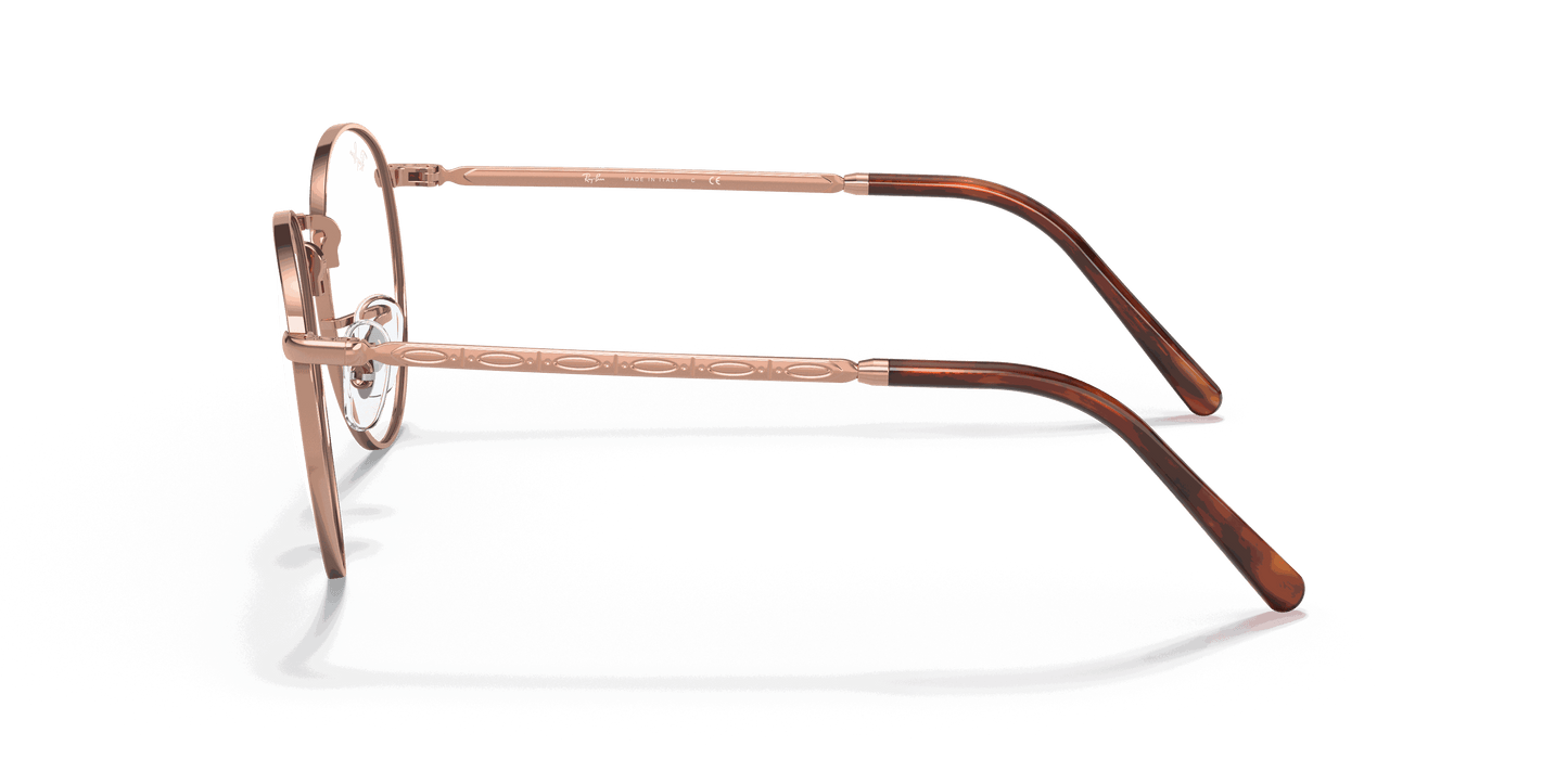 [Clear Lenses, Polished Rose Gold Frame]