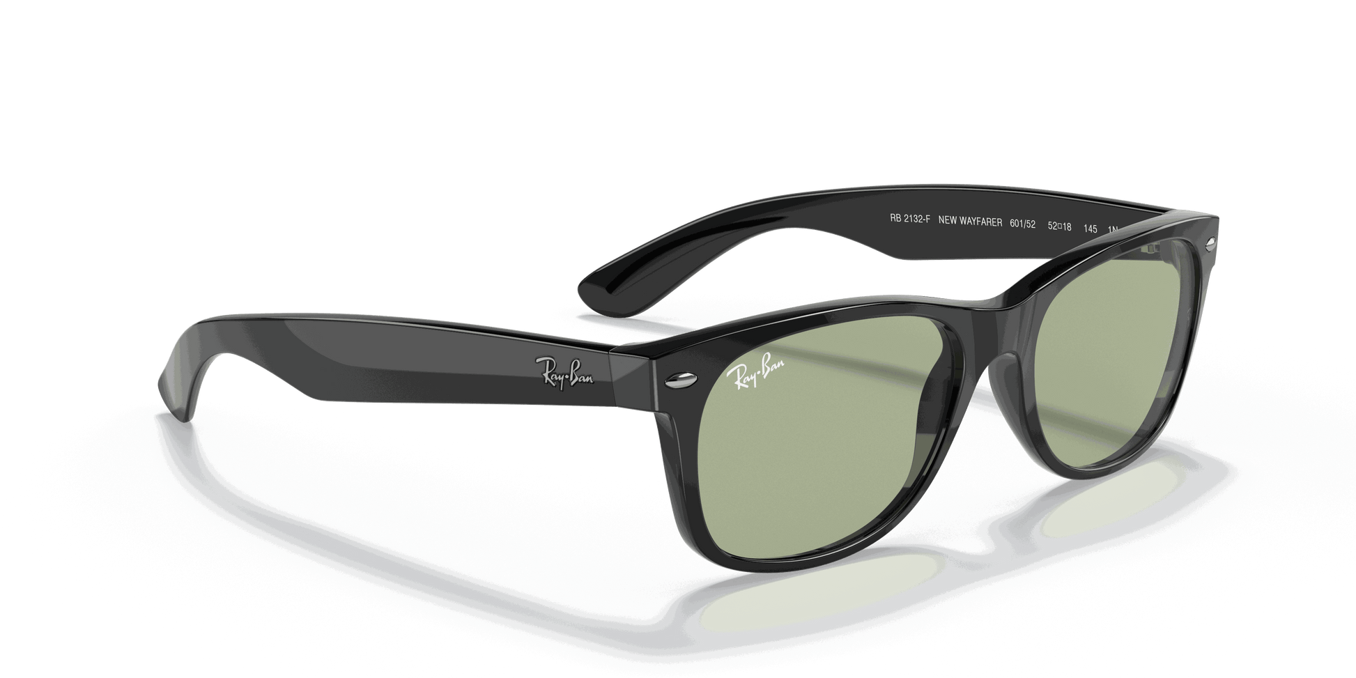 [Green Lenses, Polished Black Frame]
