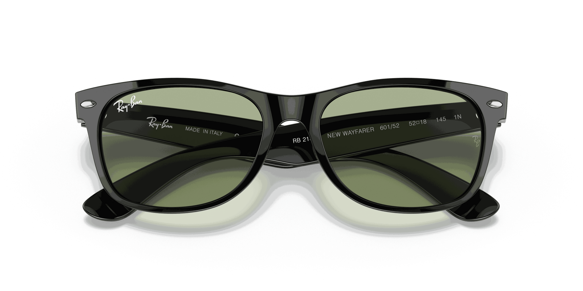 [Green Lenses, Polished Black Frame]