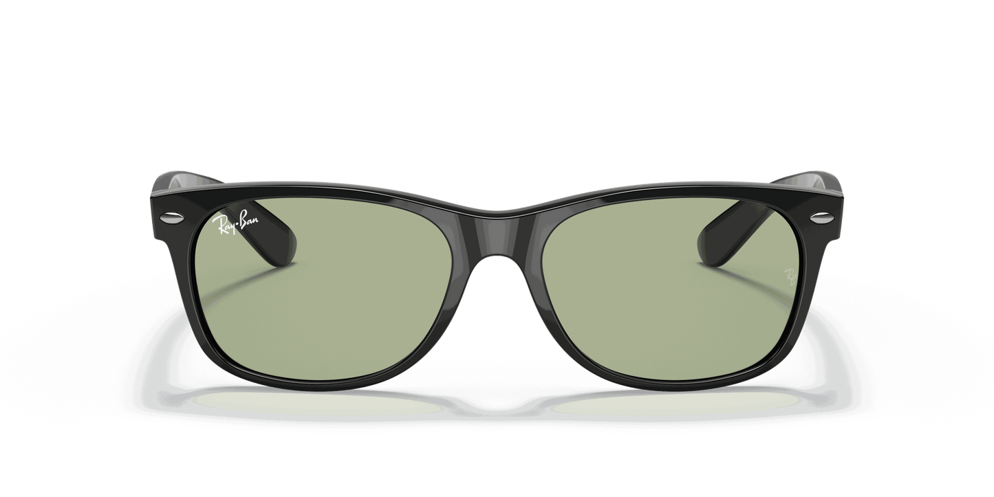[Green Lenses, Polished Black Frame]
