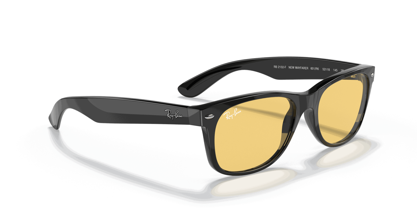 [Yellow Classic Lenses, Polished Black Frame]