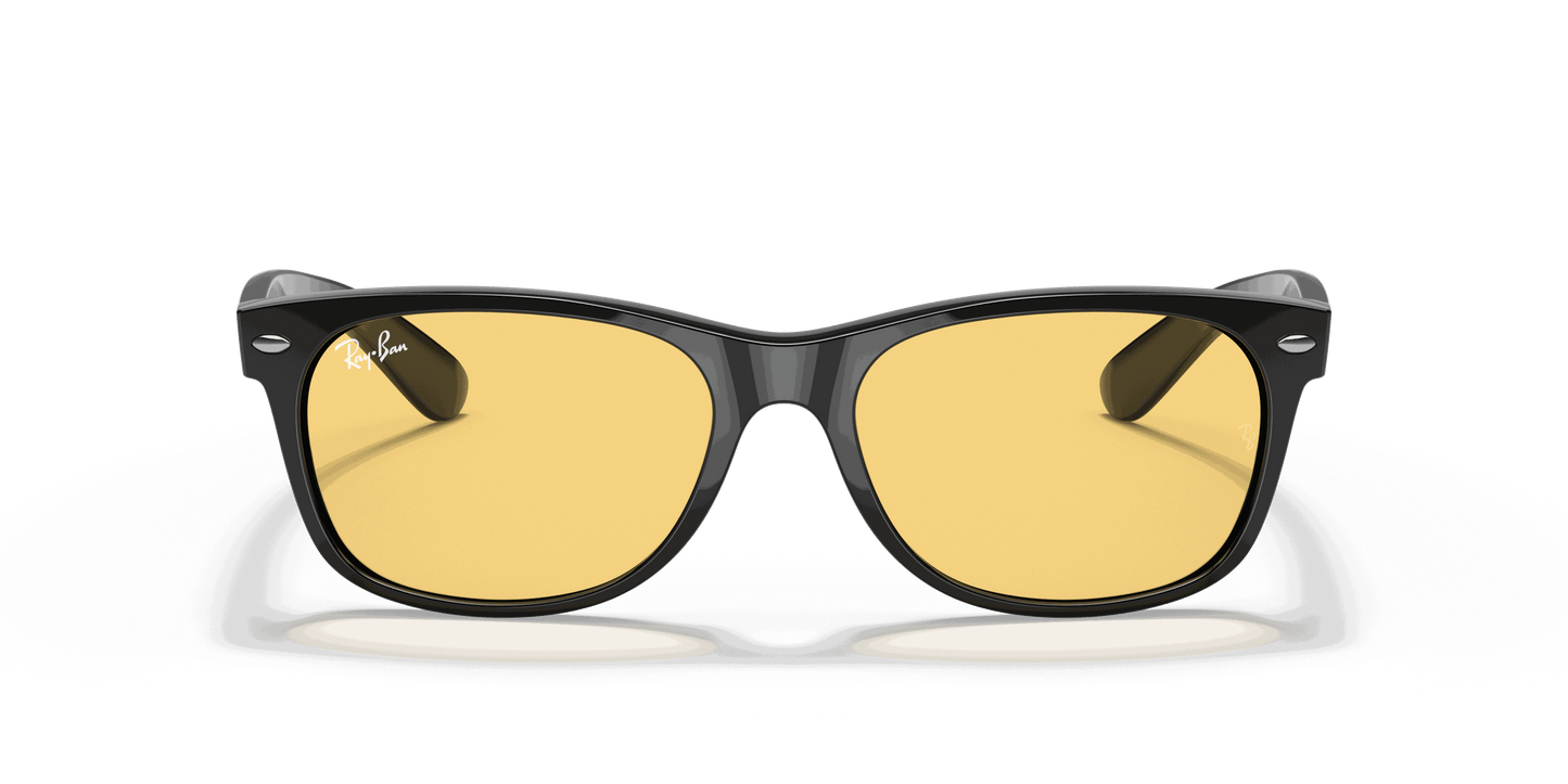 [Yellow Classic Lenses, Polished Black Frame]