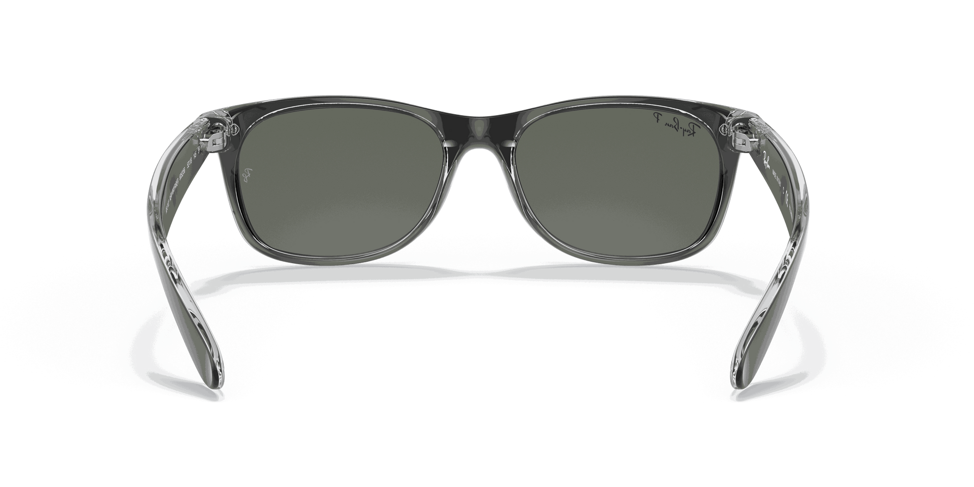 [Polarized Green Classic G-15 Lenses, Matte Black On Transparent Frame]
