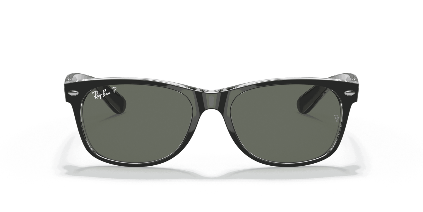 [Polarized Green Classic G-15 Lenses, Matte Black On Transparent Frame]