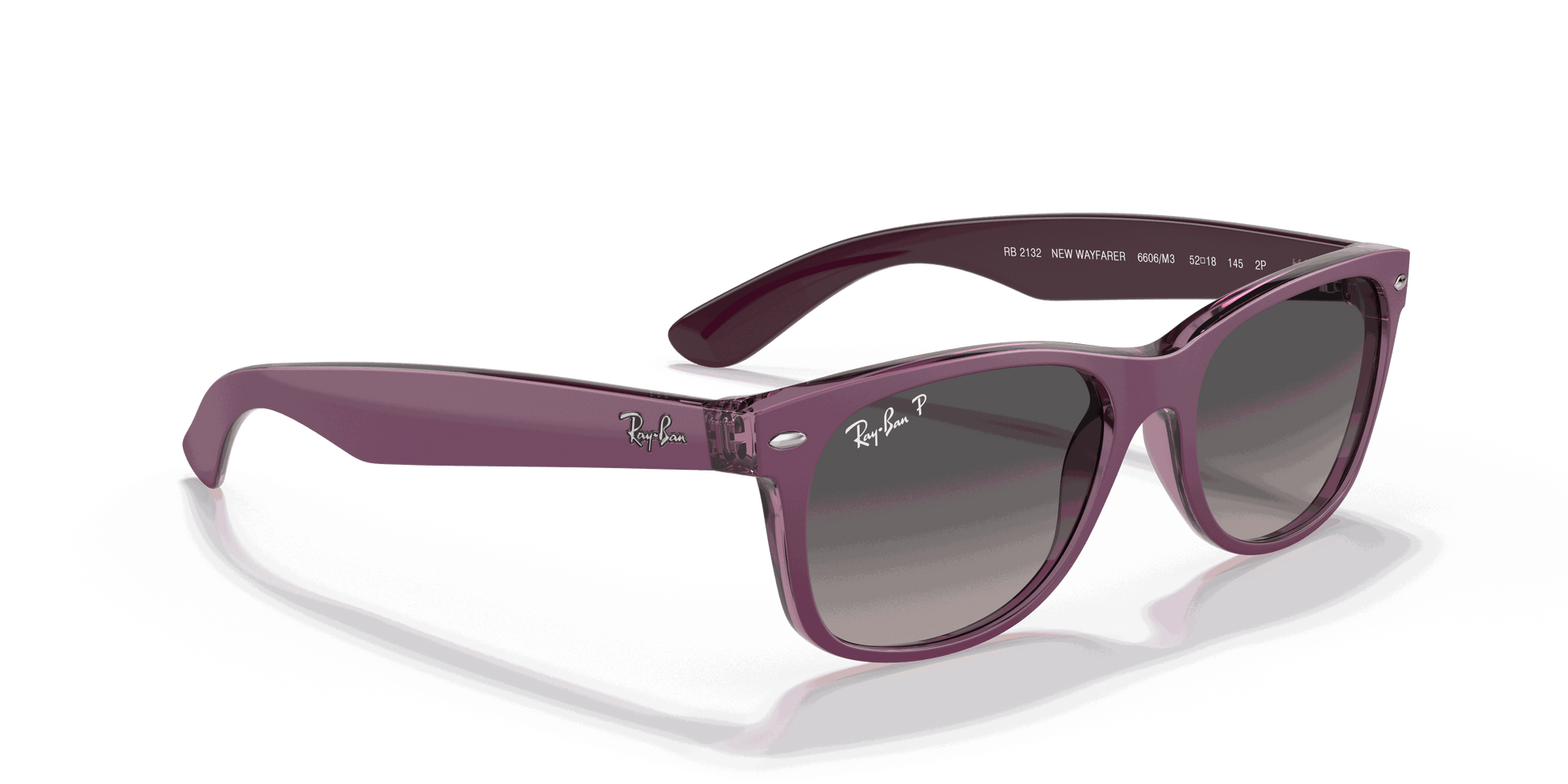 [Grey Lenses, Matte Violet On Transparent Violet Frame]