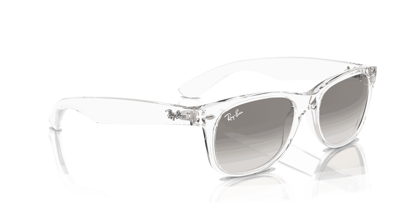 [Clear Grey Lenses, Polished Transparent Frame]