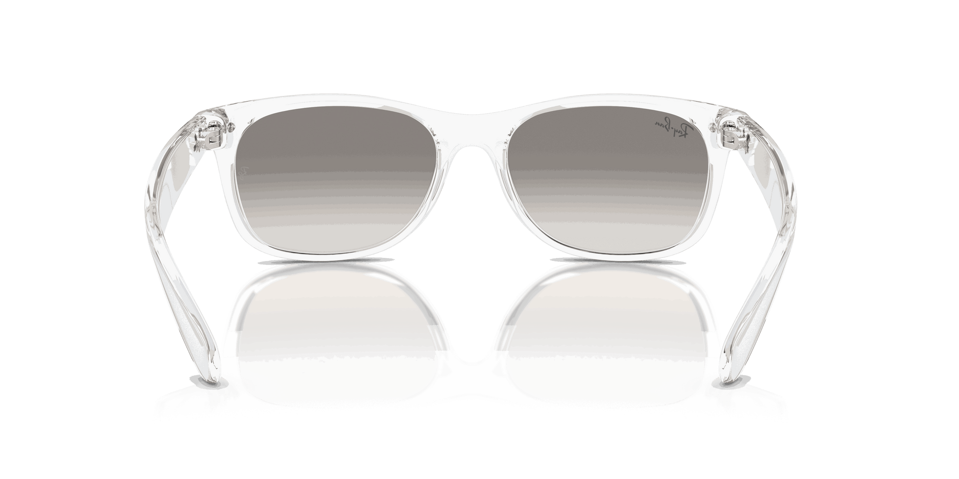 [Clear Grey Lenses, Polished Transparent Frame]