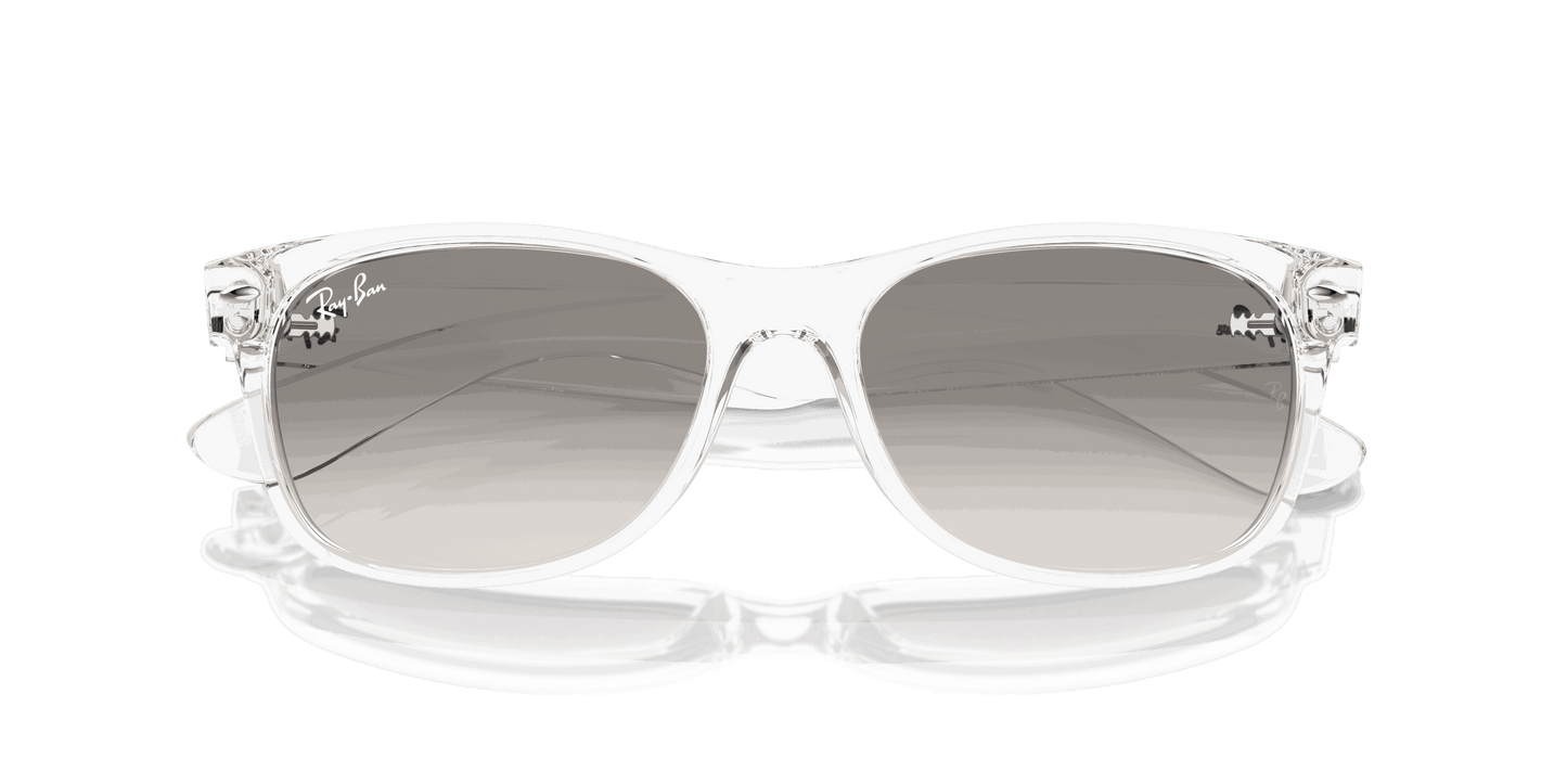 [Clear Grey Lenses, Polished Transparent Frame]