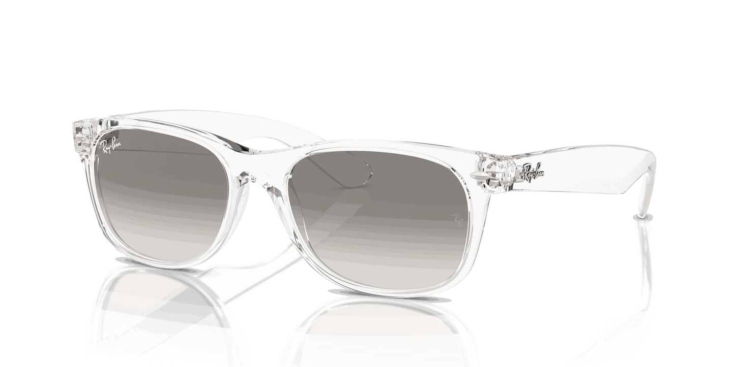 [Clear Grey Lenses, Polished Transparent Frame]