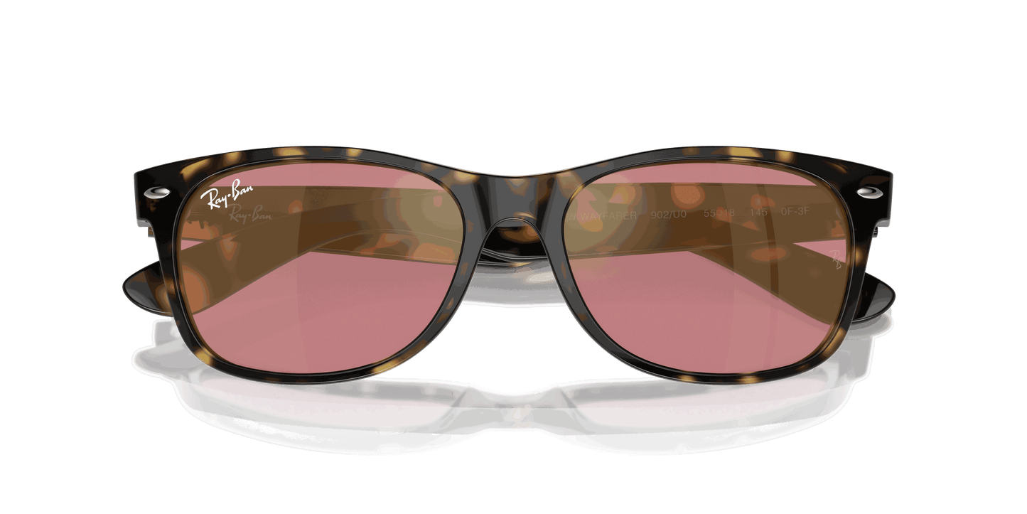 [Violet/Gold Lenses, Polished Havana Frame]