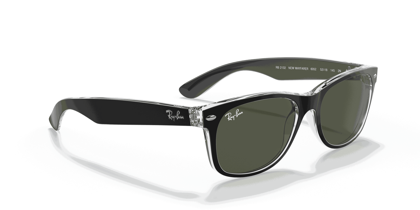 [G-15 Green Lenses, Matte Black On Transparent Frame]