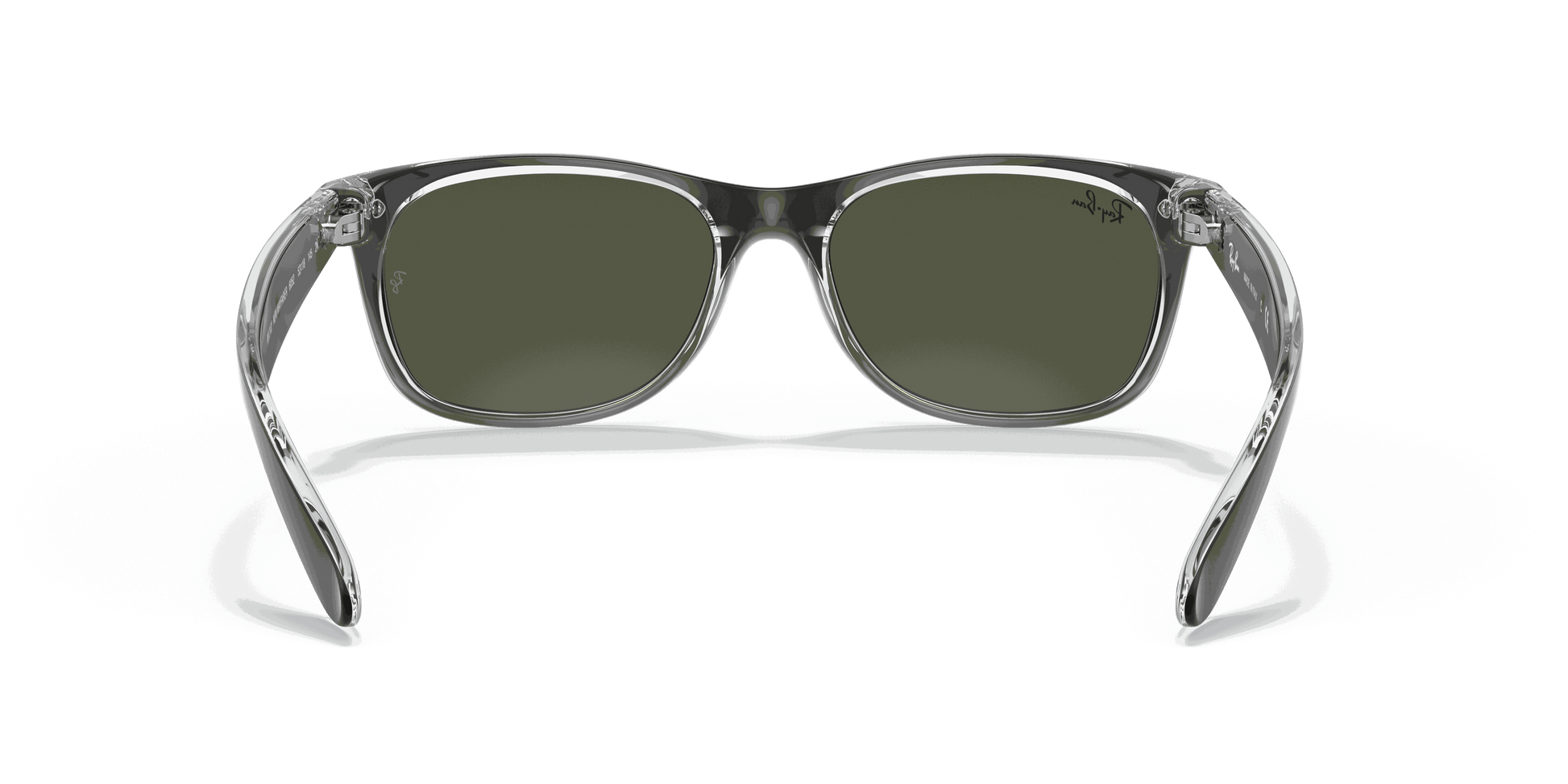 [G-15 Green Lenses, Matte Black On Transparent Frame]