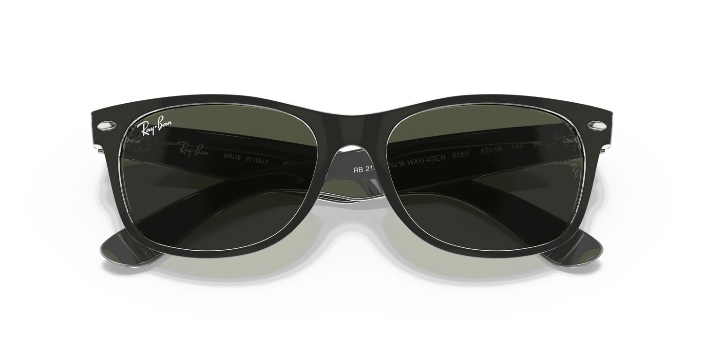 [G-15 Green Lenses, Matte Black On Transparent Frame]