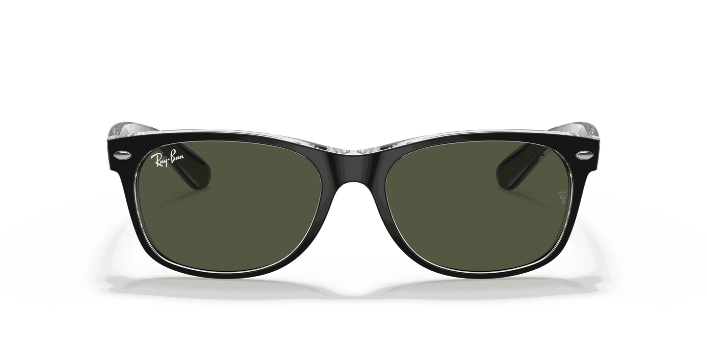 [G-15 Green Lenses, Matte Black On Transparent Frame]