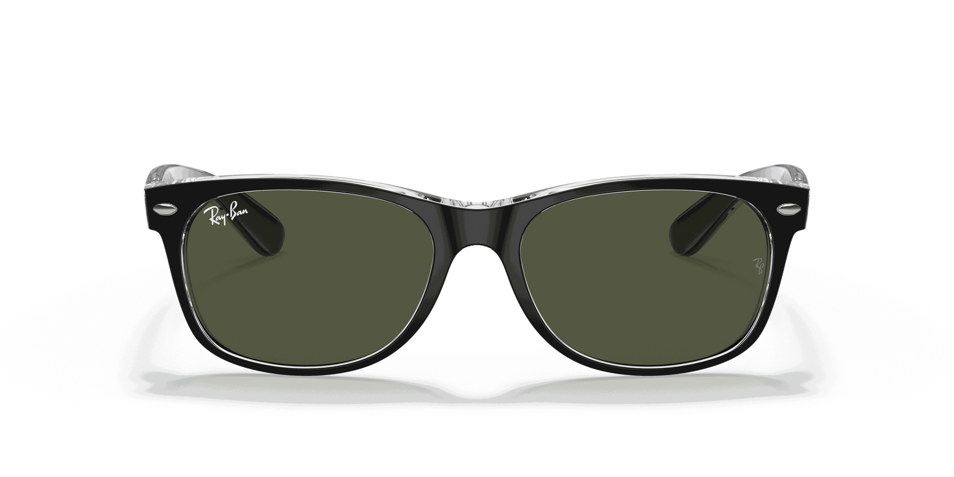 [G-15 Green Lenses, Matte Black On Transparent Frame]