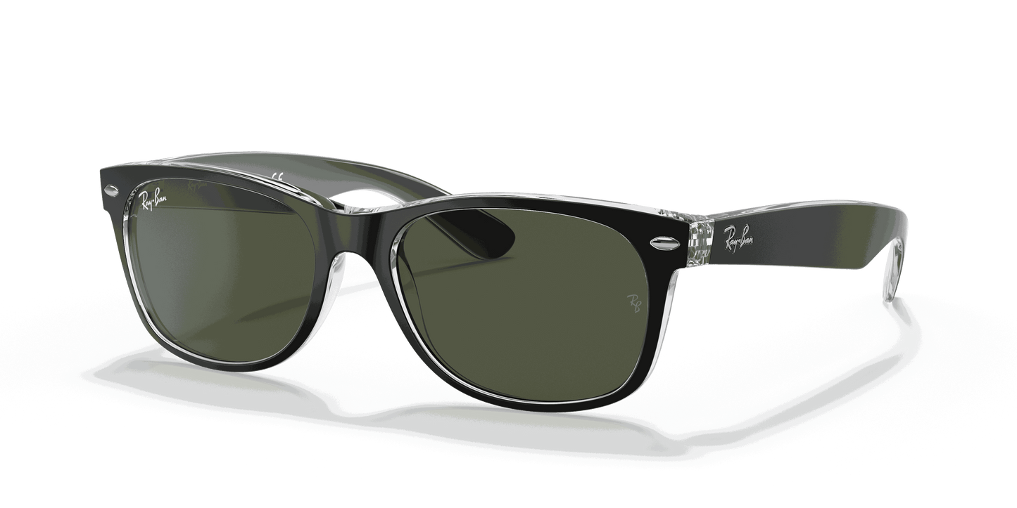 [G-15 Green Lenses, Matte Black On Transparent Frame]