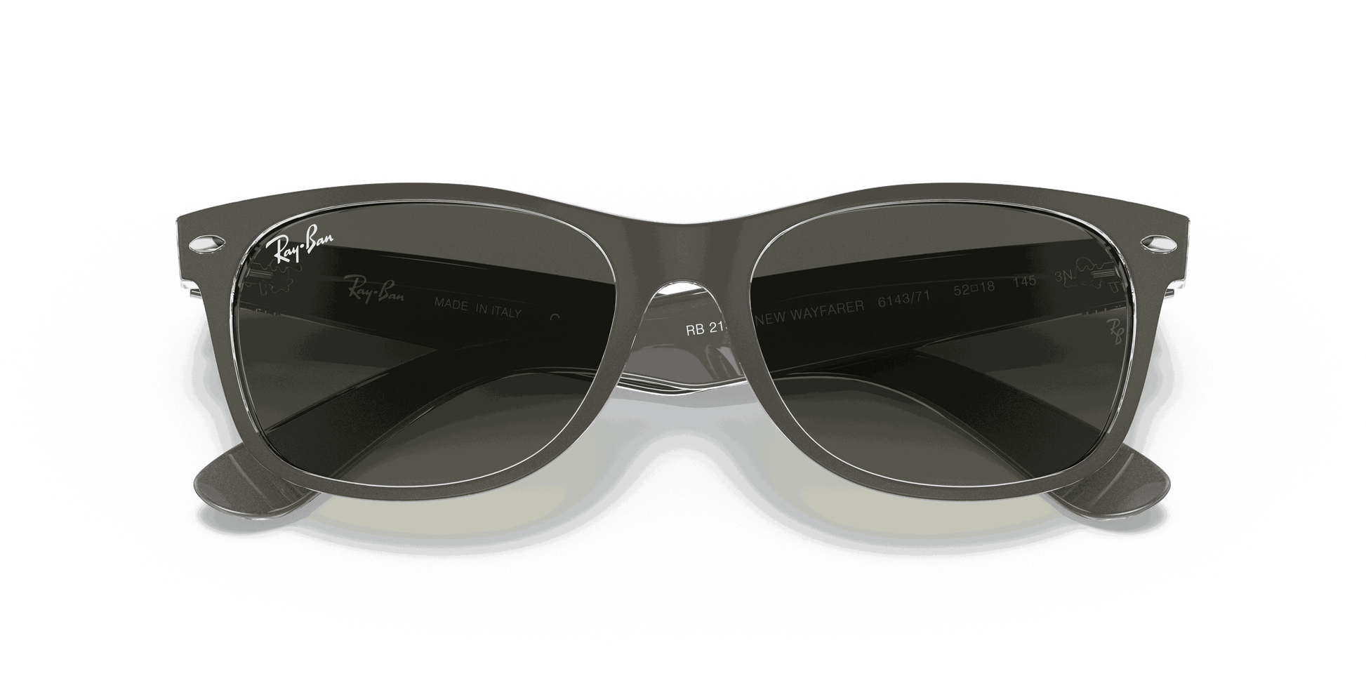 [Grey Gradient Lenses, Matte Gunmetal Frame]