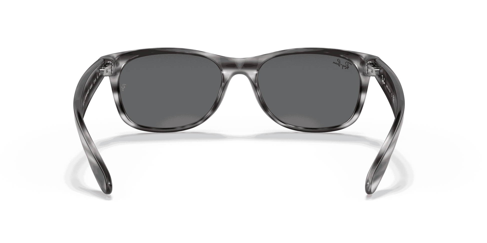 [Dark Grey Lenses, Polished Striped Grey Frame]