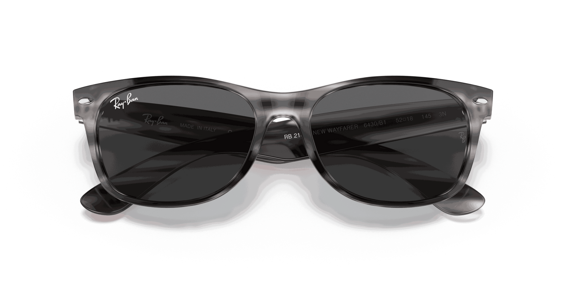 [Dark Grey Lenses, Polished Striped Grey Frame]