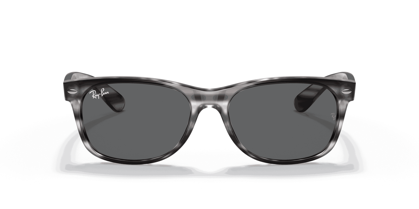 [Dark Grey Lenses, Polished Striped Grey Frame]