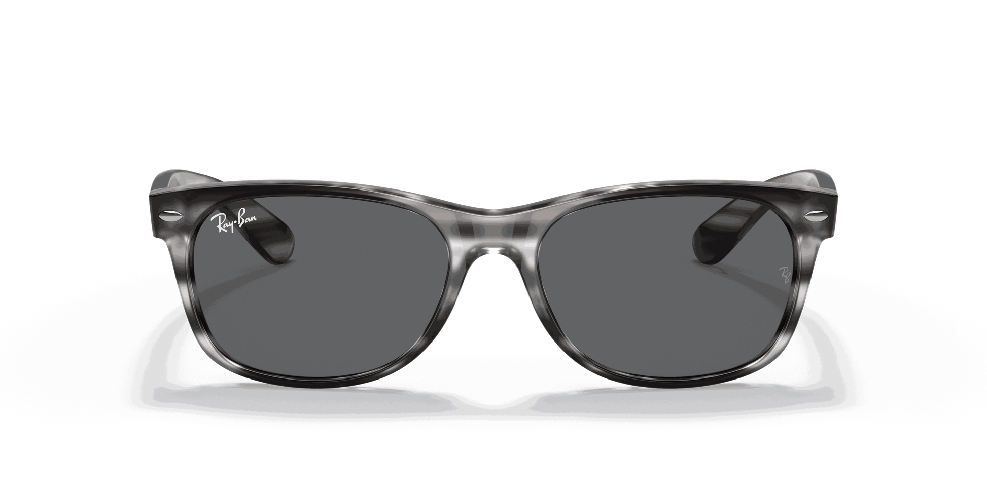 [Dark Grey Lenses, Polished Striped Grey Frame]