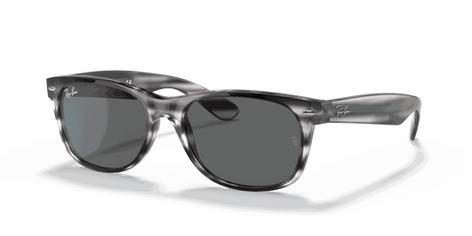 [Dark Grey Lenses, Polished Striped Grey Frame]