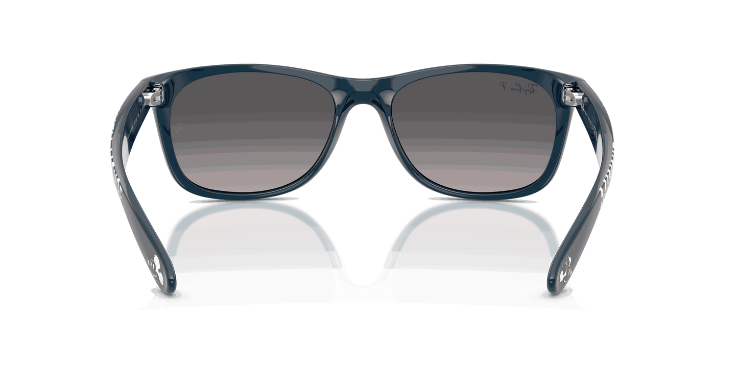 [Grey Gradient Polar Lenses, Polished Blue Navy Frame]