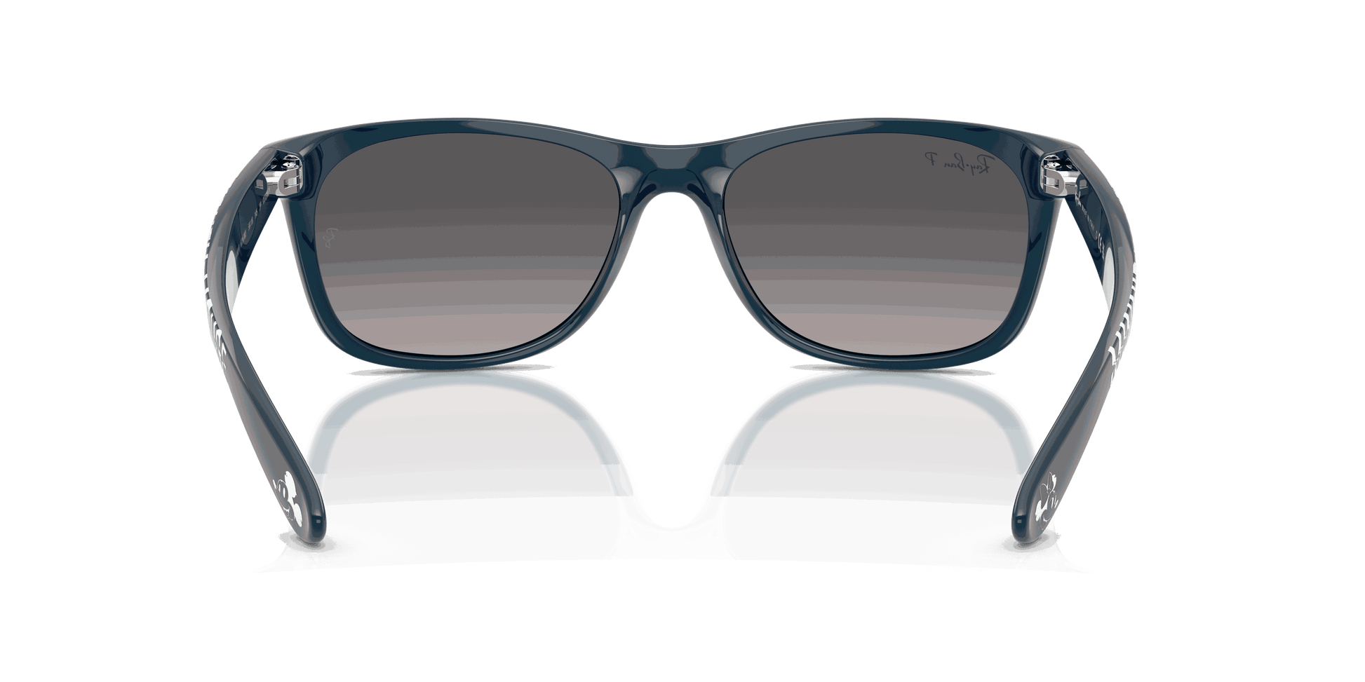 [Grey Gradient Polar Lenses, Polished Blue Navy Frame]